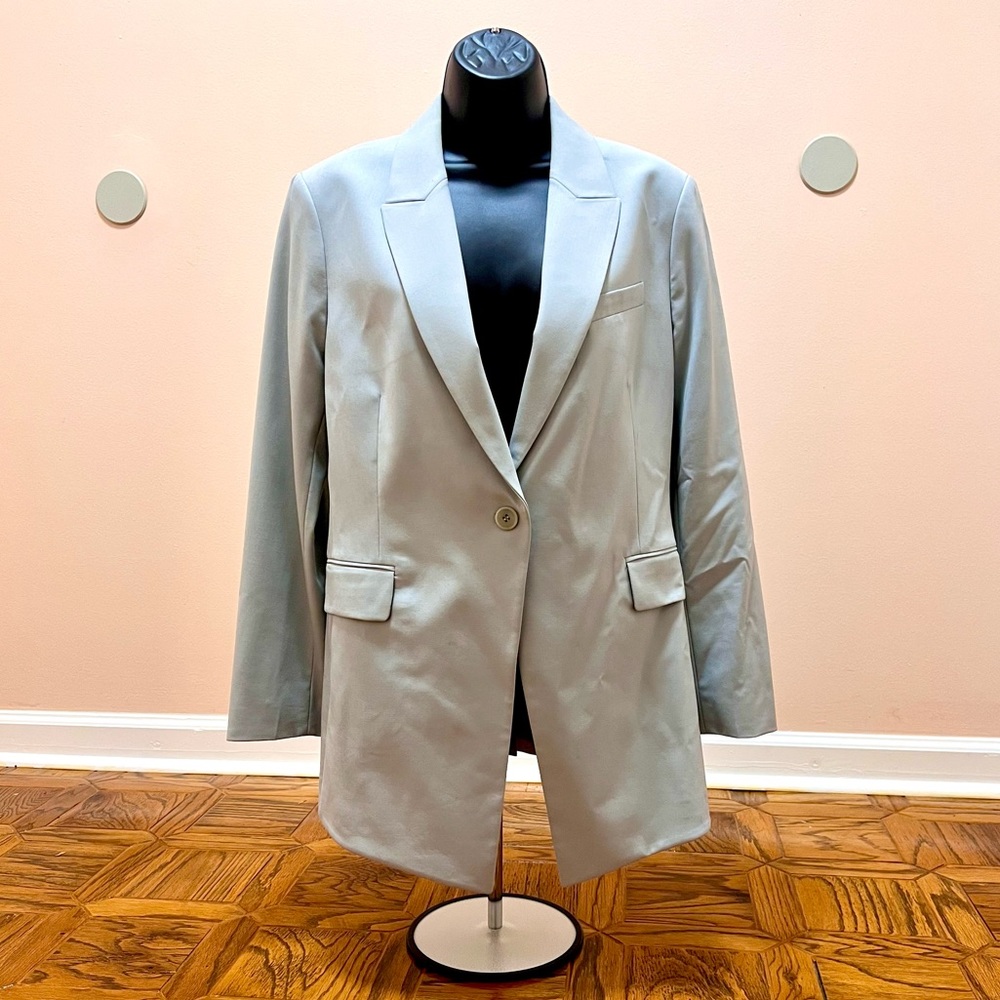Theory Pistachio Etiennette Single Breast Blazer
